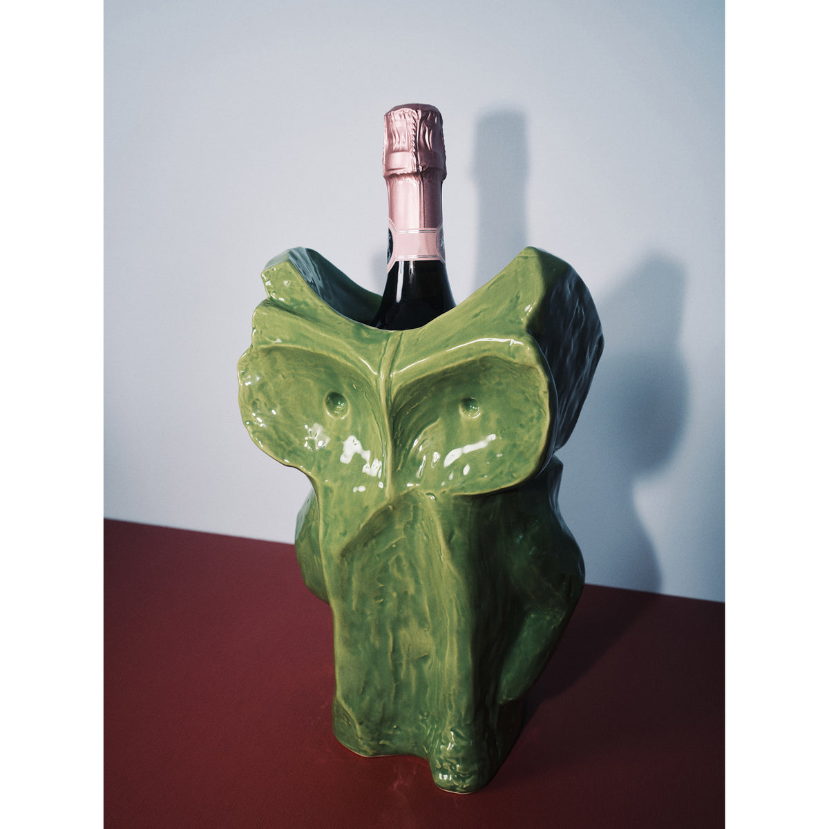 After Midnight Owl Vase - Green