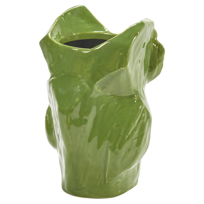 After Midnight Owl Vase - Green