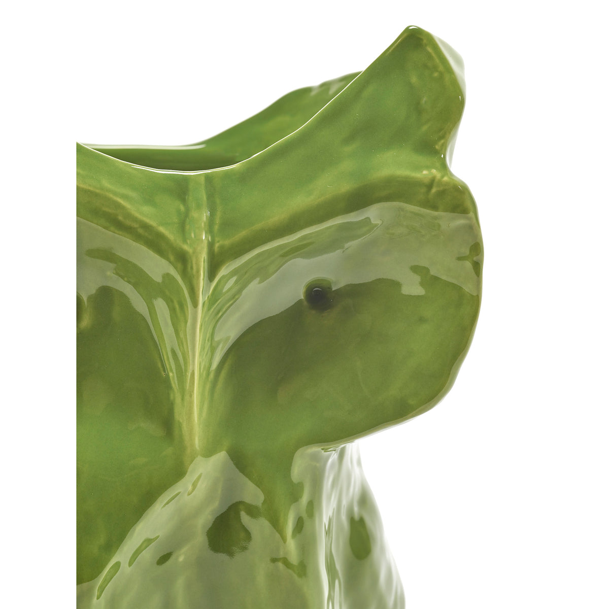 After Midnight Owl Vase - Green