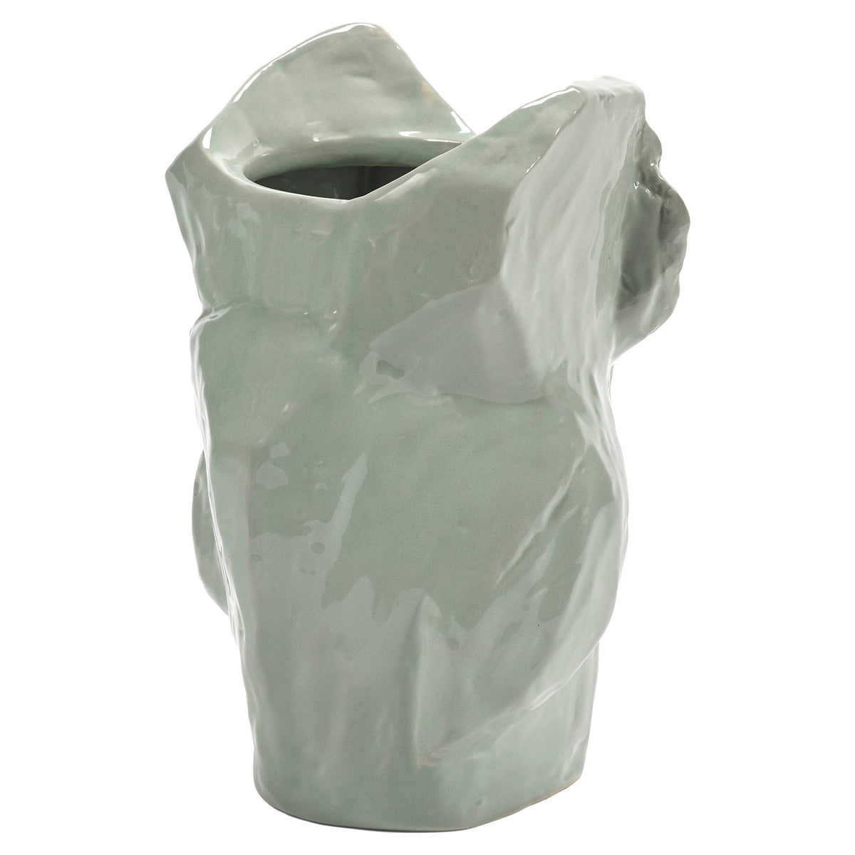 After Midnight Owl Vase - Light Blue