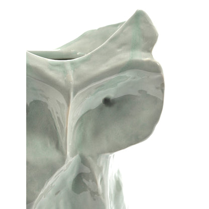 After Midnight Owl Vase - Light Blue