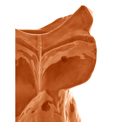 After Midnight Owl Vase - Orange