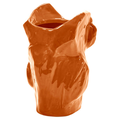 After Midnight Owl Vase - Orange
