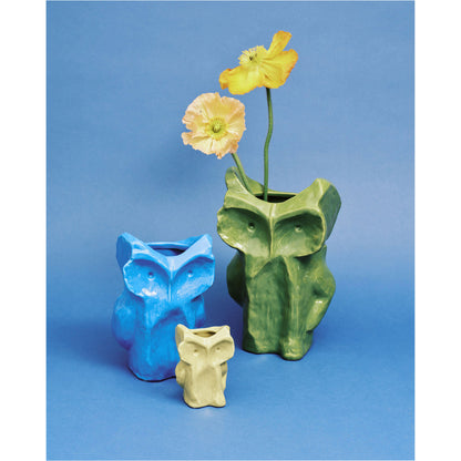 After Midnight Owl Vase - Yellow