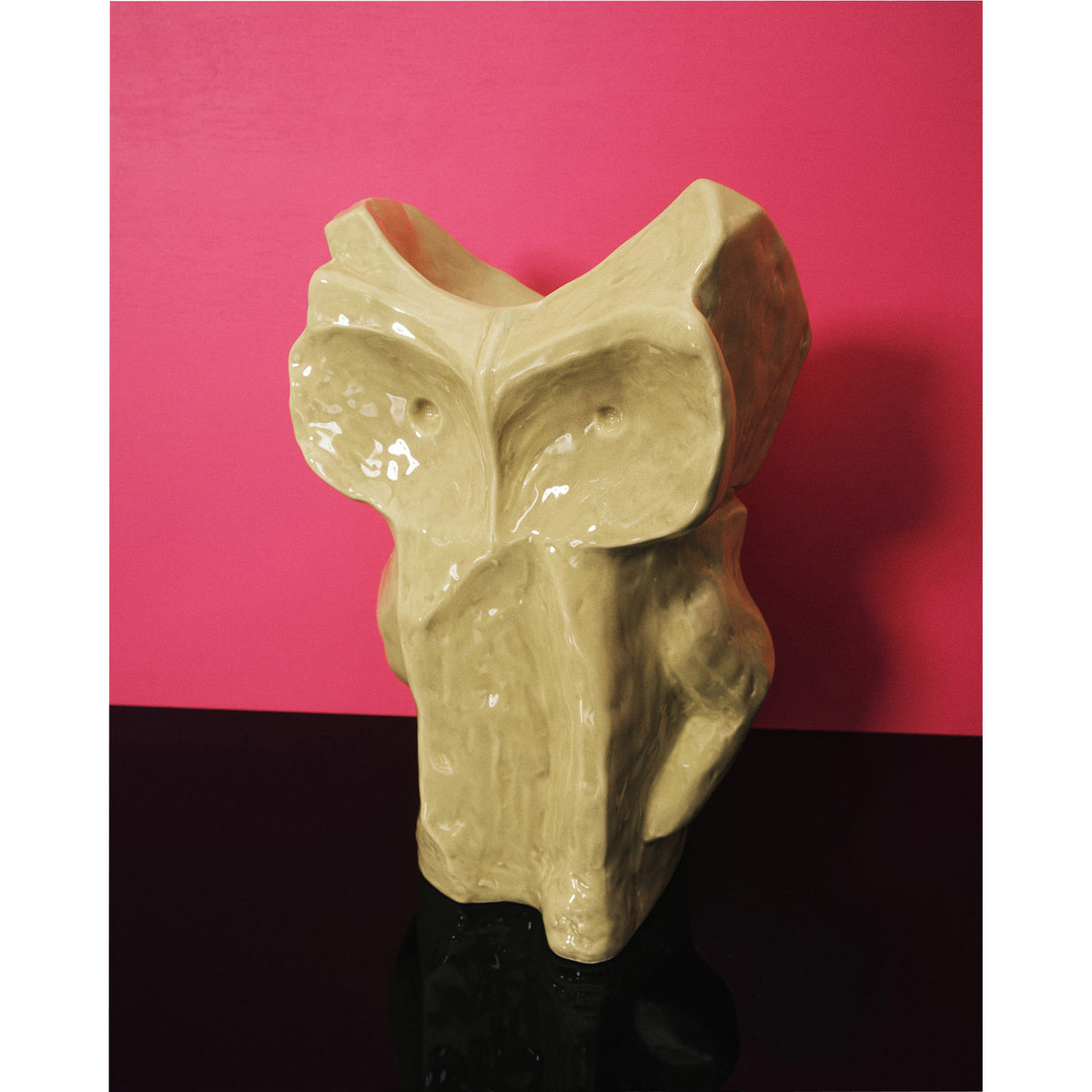 After Midnight Owl Vase - Yellow