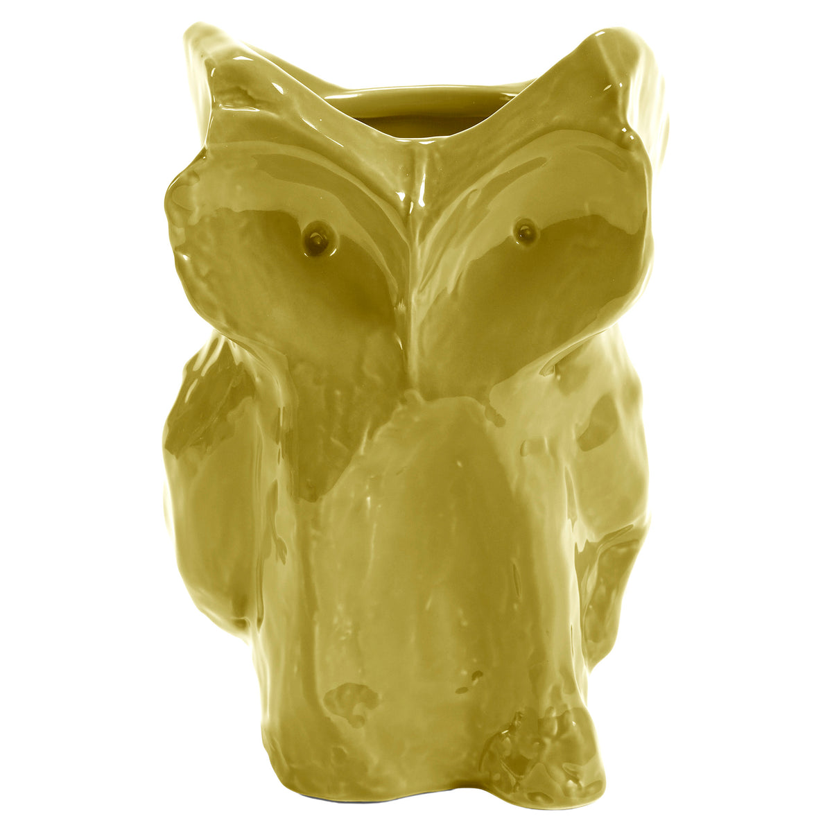 After Midnight Owl Vase - Yellow