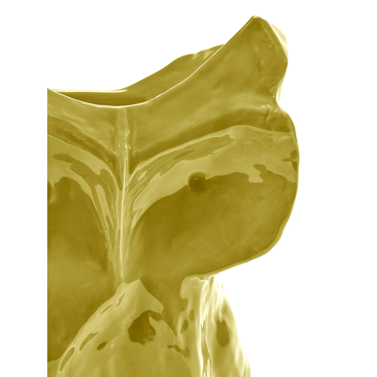 After Midnight Owl Vase - Yellow