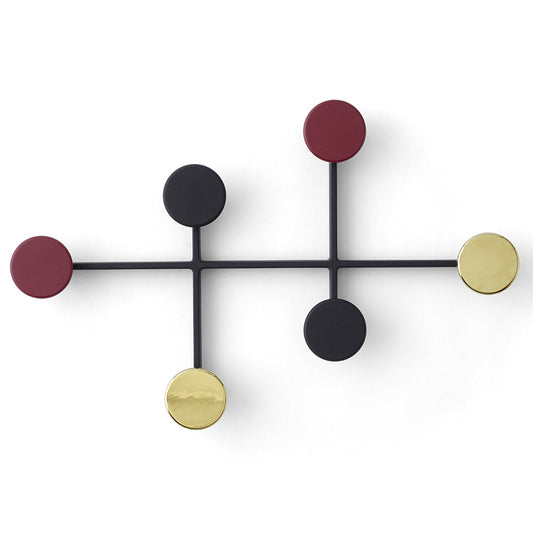 Afteroom Coat Hanger - Black, Brass