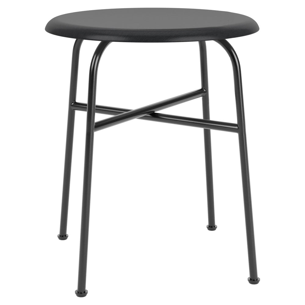 Afteroom Unupholstered Stool - Black Ash