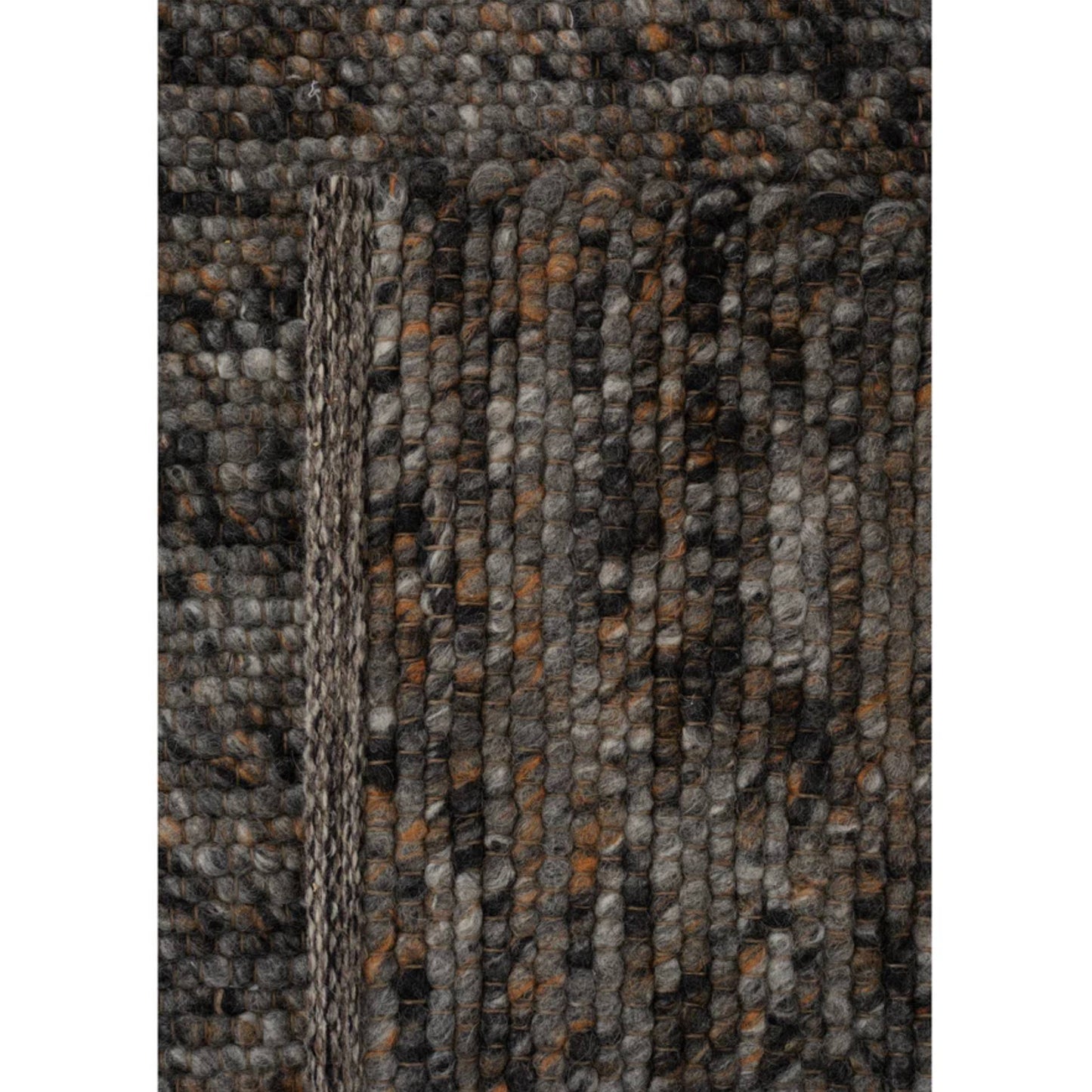 Agner Rectangular Rug - Charcoal
