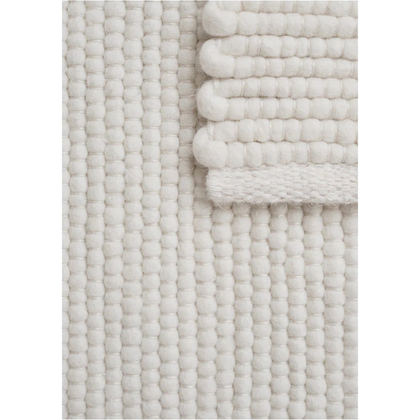 Agner Rectangular Rug - White