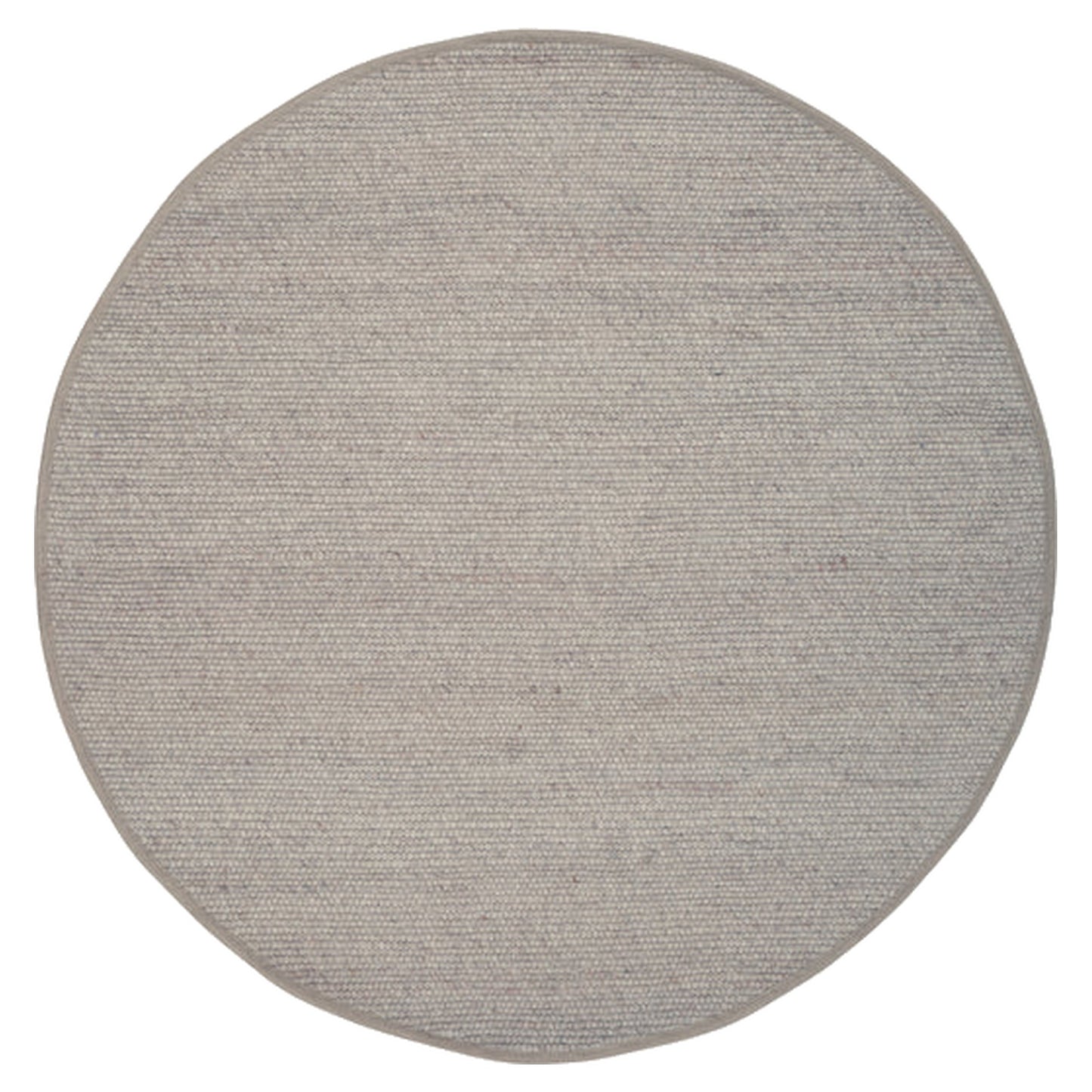Agner Round Rug - Light Gray