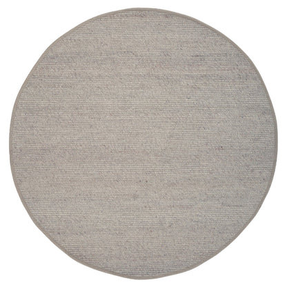 Agner Round Rug - Light Gray