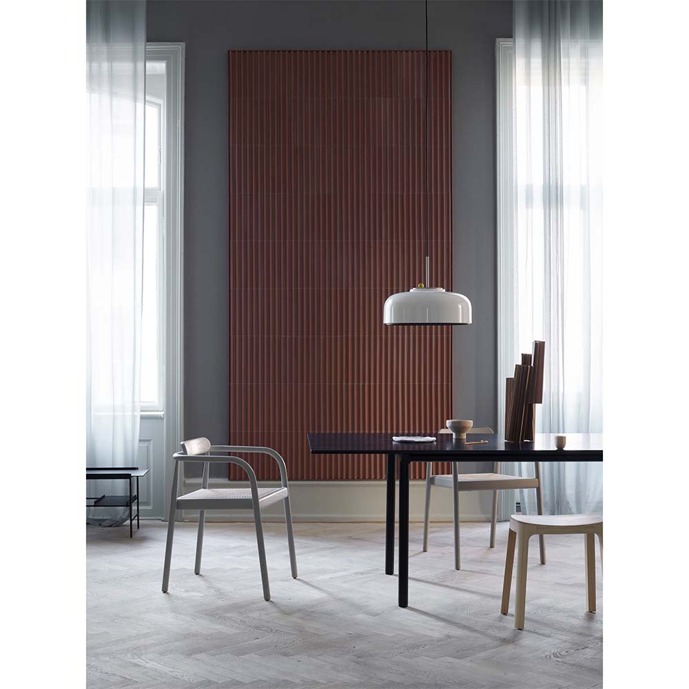 Ahm Chair - Ash Gray, Cane Seat