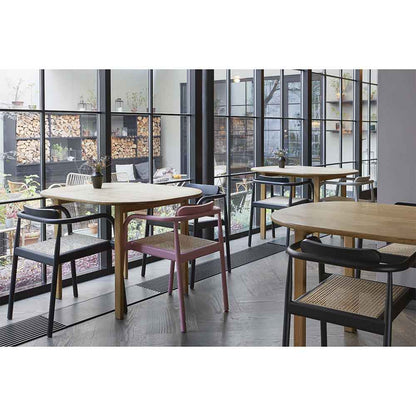 Ahm Chair - Black, Cane Seat