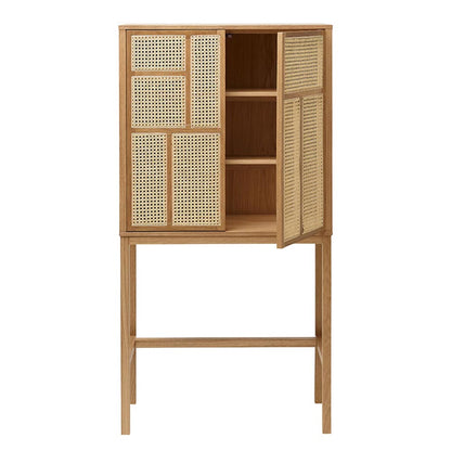 Air Cabinet - Oak, Cane