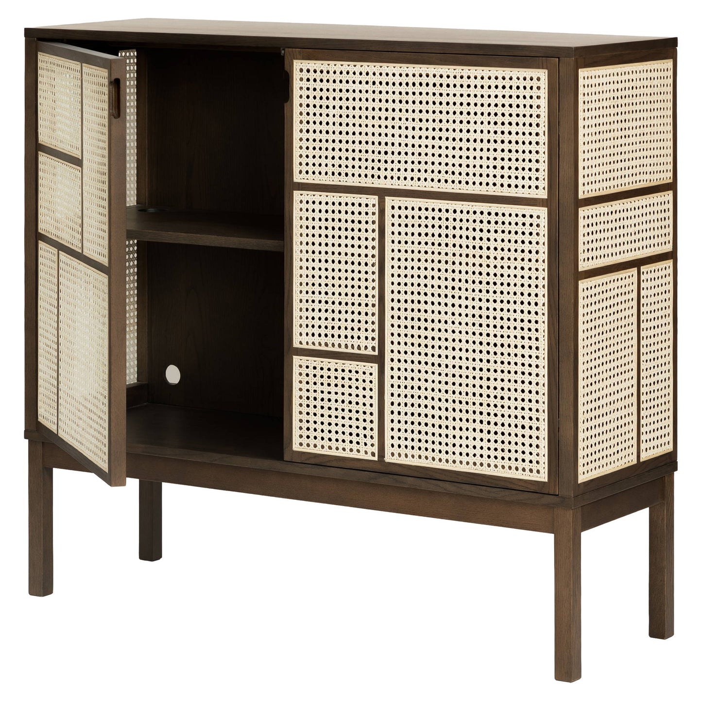 Air Sideboard With Legs - Dark Oak