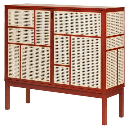 Air Sideboard With Legs - Red