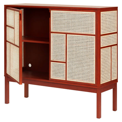 Air Sideboard With Legs - Red