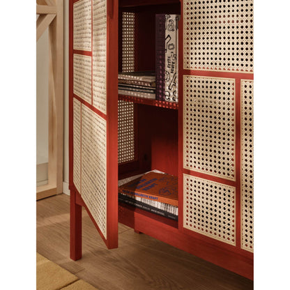 Air Sideboard With Legs - Red