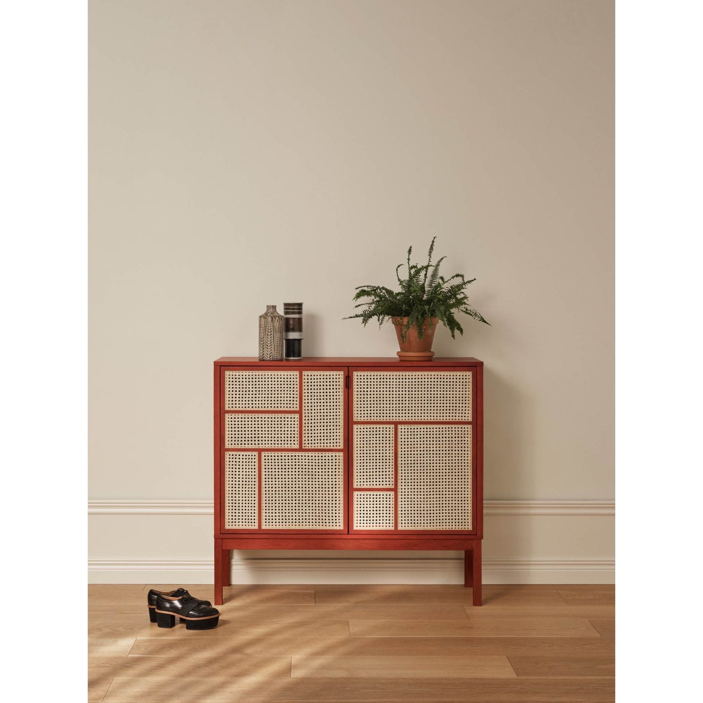 Air Sideboard With Legs - Red