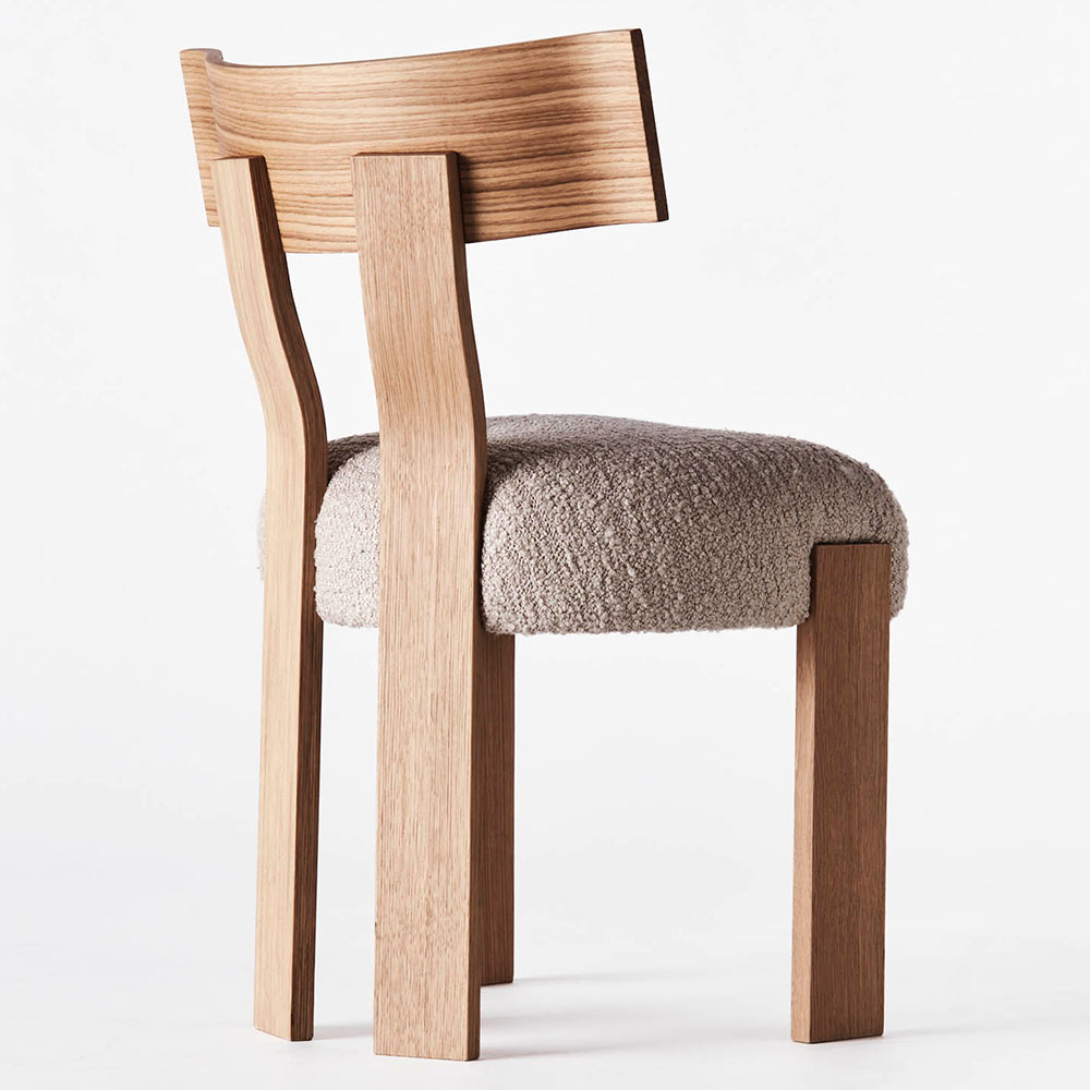 Alba Chair - Boucle, Natural Oiled Oak