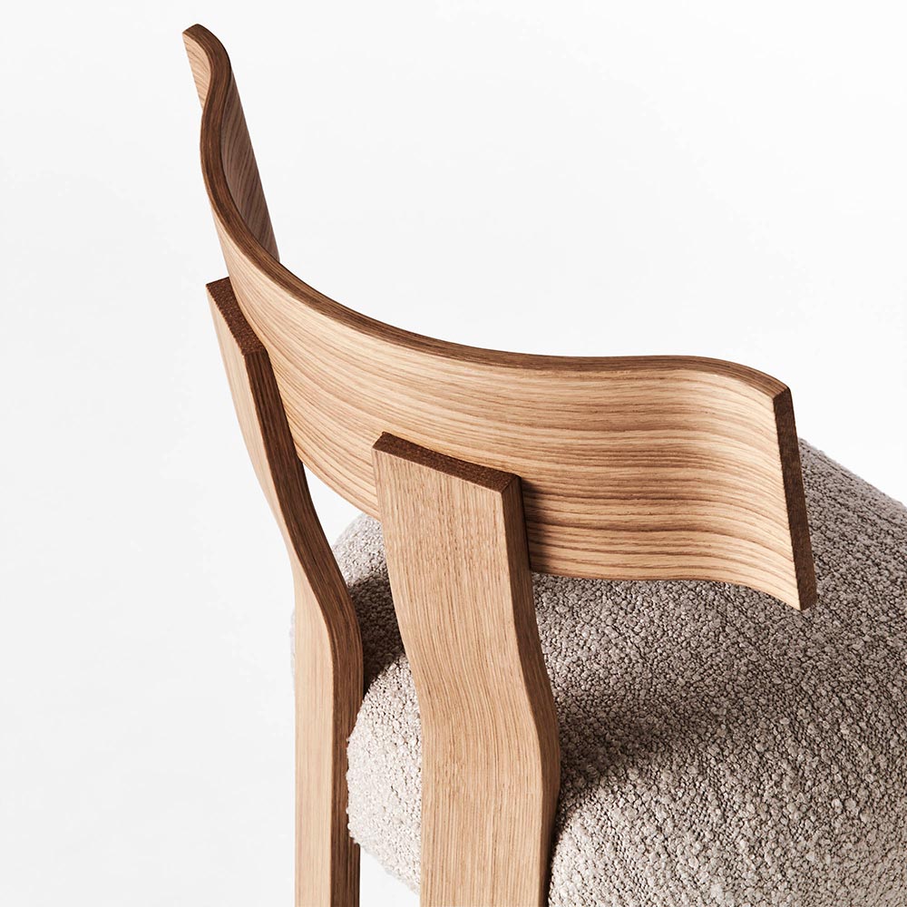 Alba Chair - Boucle, Natural Oiled Oak
