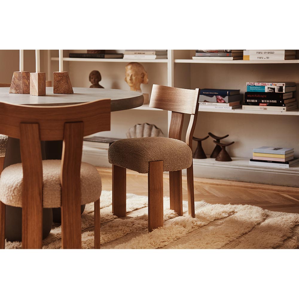 Alba Chair - Boucle, Natural Oiled Oak