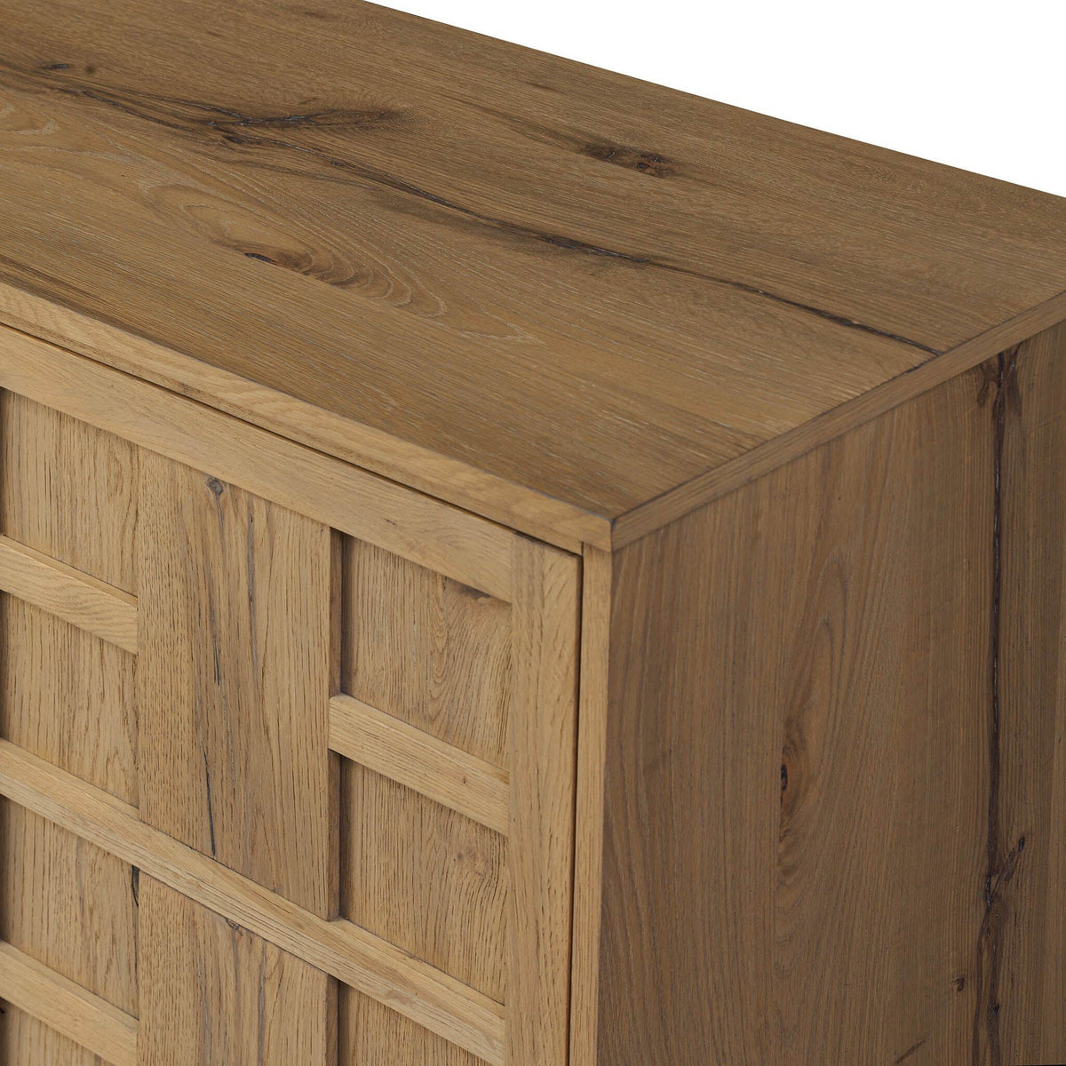 Alessio Sideboard - Aged Natural Oak Veneer