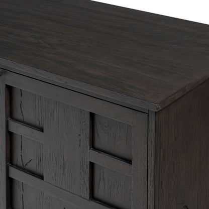 Alessio Sideboard - Smoked Black