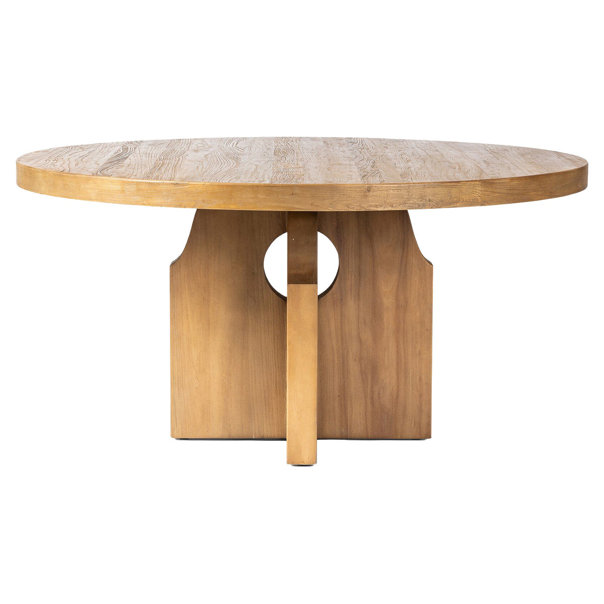 Allandale Round Dining Table - Reclaimed Natural Elm