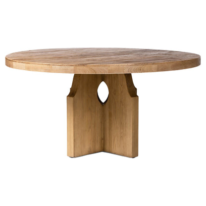 Allandale Round Dining Table - Reclaimed Natural Elm