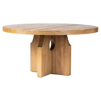 Allandale Round Dining Table - Reclaimed Natural Elm