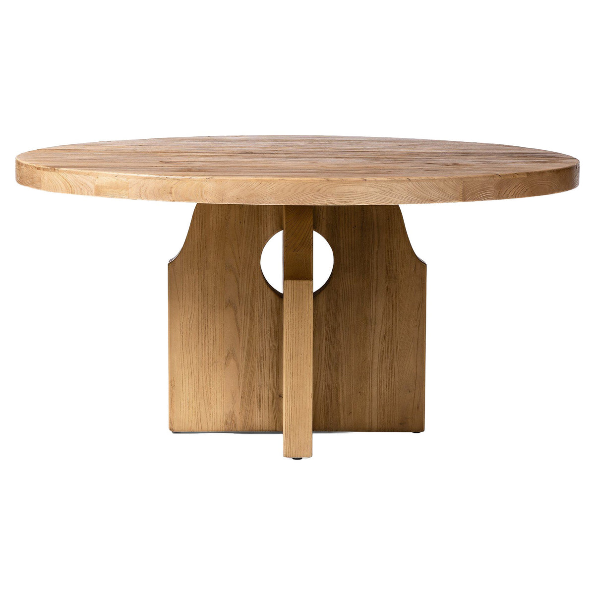 Allandale Round Dining Table - Reclaimed Natural Elm