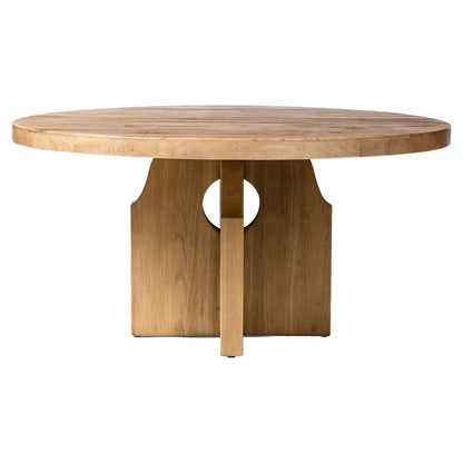 Allandale Round Dining Table - Reclaimed Natural Elm