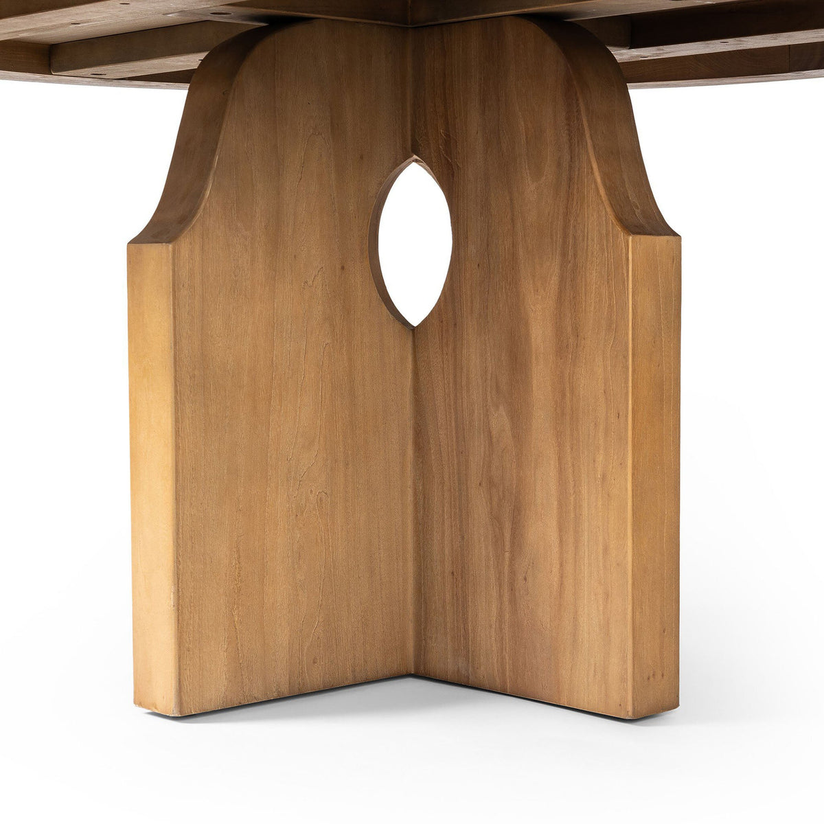 Allandale Round Dining Table - Reclaimed Natural Elm