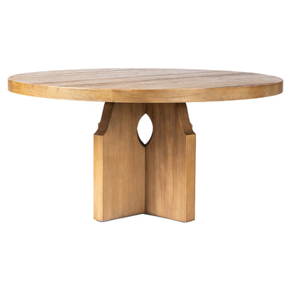 Allandale Round Dining Table - Reclaimed Natural Elm