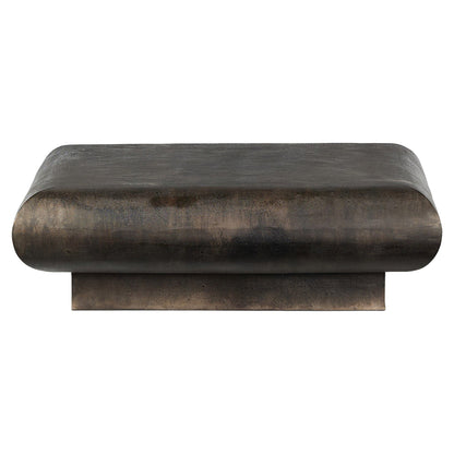 Ambra Outdoor Coffee Table - Distressed Bronze - 48"W