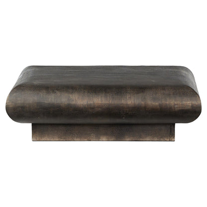 Ambra Outdoor Coffee Table - Distressed Bronze - 48"W