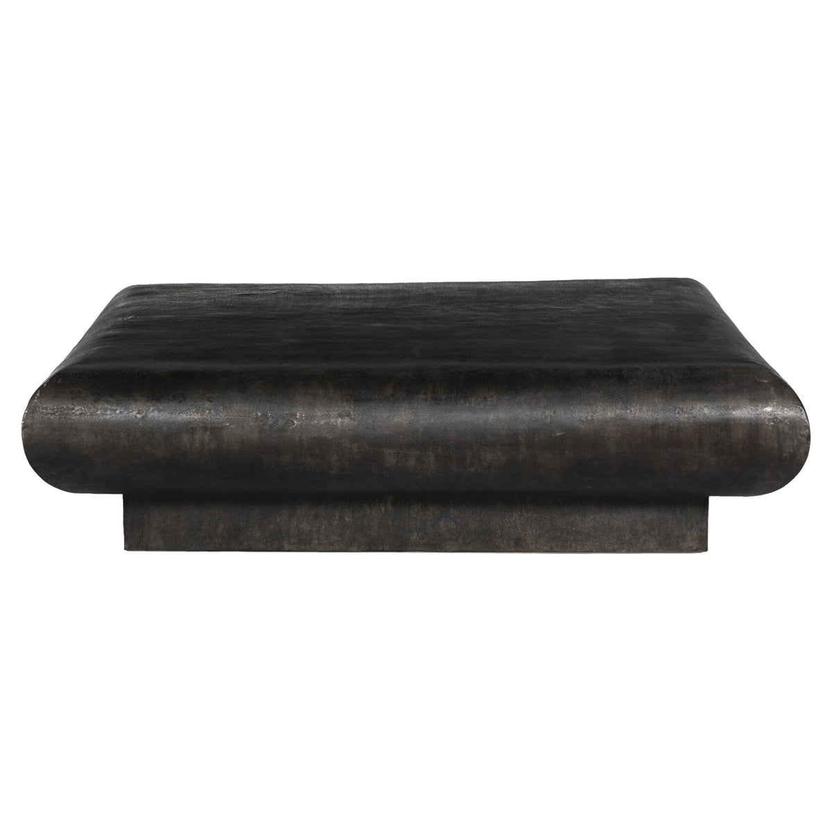 Ambra Outdoor Coffee Table - Distressed Bronze - 55.5"W