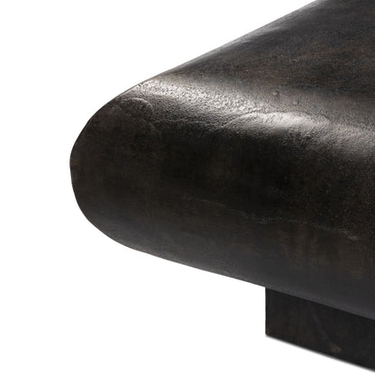 Ambra Outdoor Coffee Table - Distressed Bronze - 55.5"W