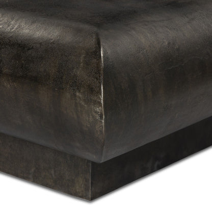 Ambra Outdoor Coffee Table - Distressed Bronze - 55.5"W