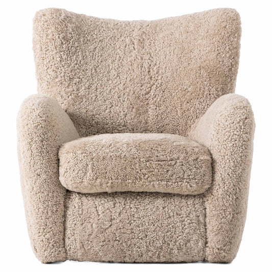 Amelie Chair - Beige Shearling