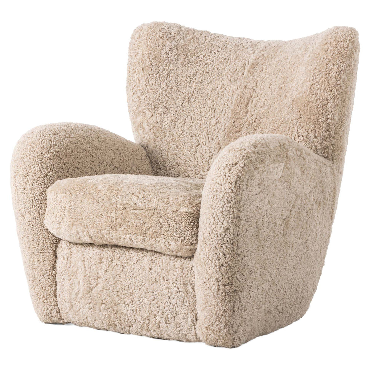 Amelie Chair - Beige Shearling
