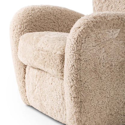 Amelie Chair - Beige Shearling
