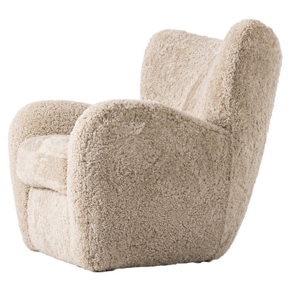 Amelie Chair - Beige Shearling