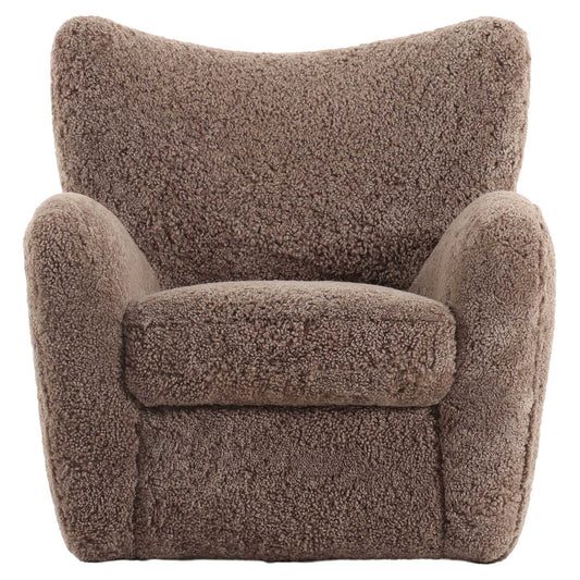 Amelie Chair - Taupe Shearling