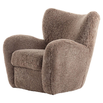 Amelie Chair - Taupe Shearling