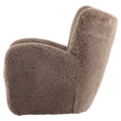 Amelie Chair - Taupe Shearling