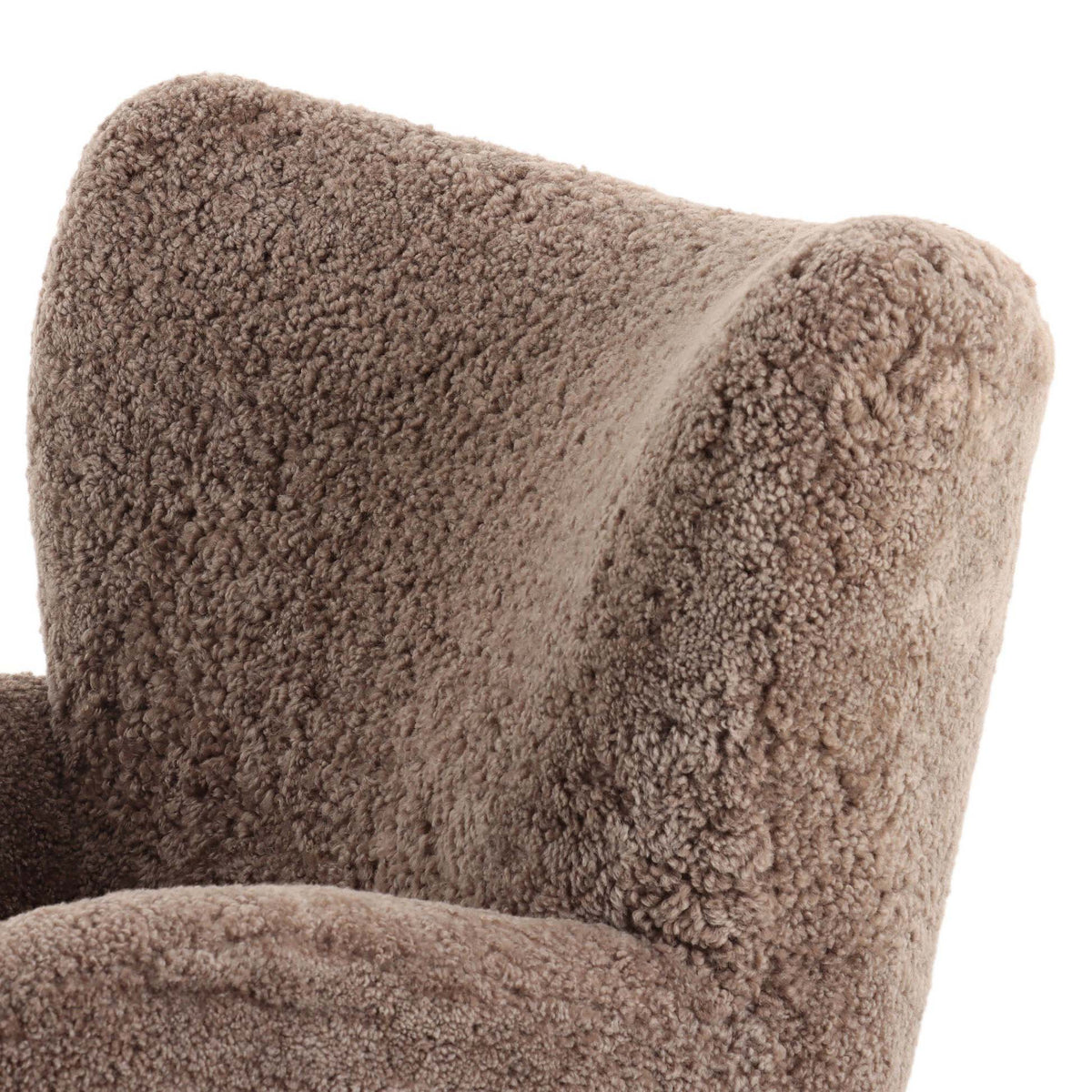 Amelie Chair - Taupe Shearling